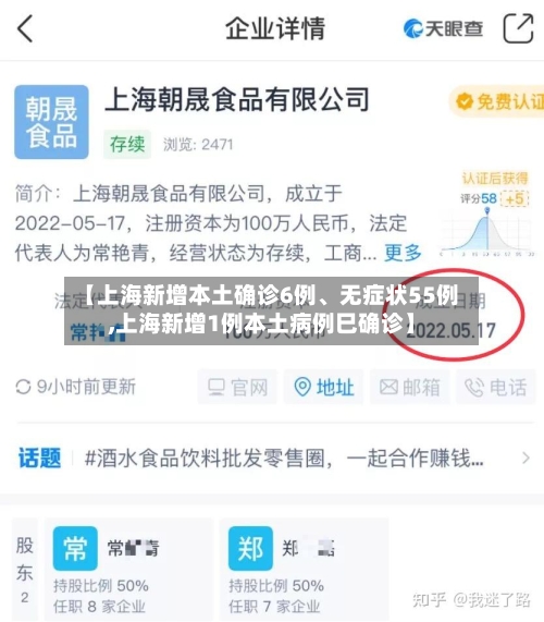 【上海新增本土确诊6例	、无症状55例,上海新增1例本土病例巳确诊】-第3张图片